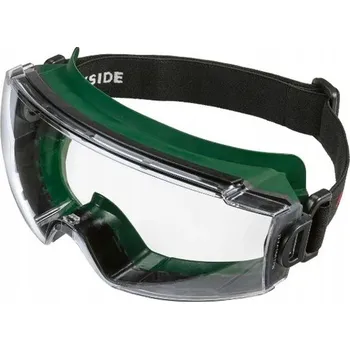 ochranné brýle Ochranné brýle zelené panoramatické větrané brýle PARKSIDE