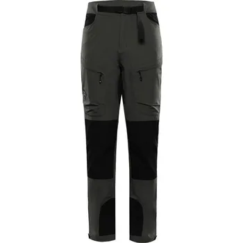 Pánské oblečení kalhoty pánské dlouhé ALPINE PRO AKAN 2 softshellové zelené