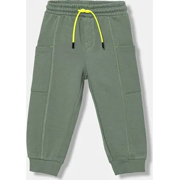 Dětské bavlněné tepláky United Colors of Benetton 33NVGF052.P.seasonal zelená 97X, vel. 110