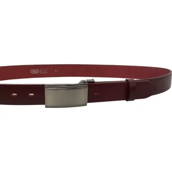 Opasek PENNY BELTS Pánský kožený opasek 35-020-4PS-95 bordo - 90 cm