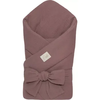 Dětské zboží Mušelínová zavinovačka pro miminko Brown 85x85 cm