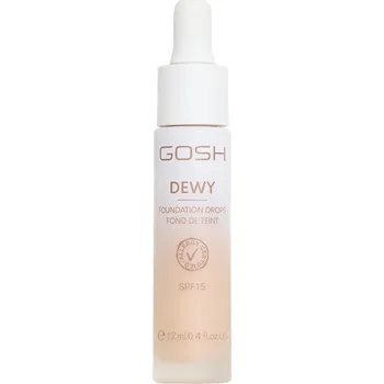 Make-up Gosh Dewy Foundation Drops rozjasňující kapková báze 004 Fair 12ml