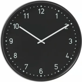 Hodiny IKEA BONDIS Nástěnné hodiny, černé, 38 cm