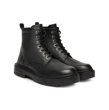 Dámské tenisky KARL LAGERFELD Turistická obuv Miles KL10255 Černá 40