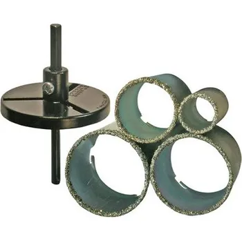 BGS Technic BGS 3910 Diamantové vykružovací korunky pr. 33-53-67-73 mm. Sada 6 dílů