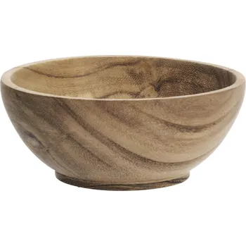 MADAM STOLTZ Dřevěná miska Natural Acacia Ø 12 cm