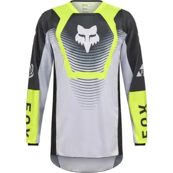 Moto dres dres Fox 180 Collect Jersey Grey/Yellow M