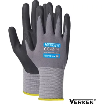 Pracovní rukavice Rukavice Verken NITROFLEX - velikost 10/XL