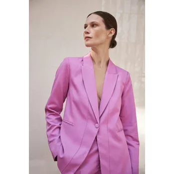 Dámské sako Dámský blazer MOODO - růžový Marisse růžová 2710521
