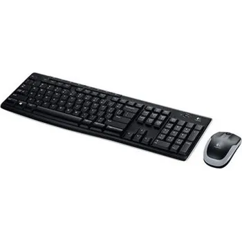Logitech MK270 Wireless Combo - Klávesnice a sada myši - bezdrátový - 2.4 GHz - britská 920-004523