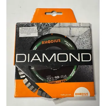 Řezný kotouč Rhodius 303162-1 | Diamantový řezný kotouč LD4 150x10,0x2,4x22,23 mm