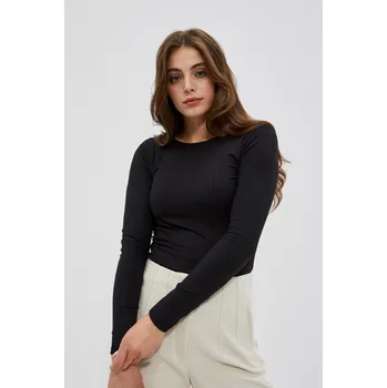 Dámská halenka Halenka se zadním výstřihem a zdobeným řetízkem Marisse černá 2179164