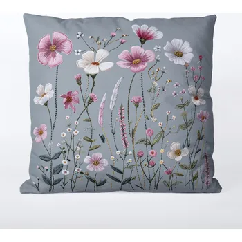 Povlak na polštář 45x45 nepromokavý polyester letní louka 1