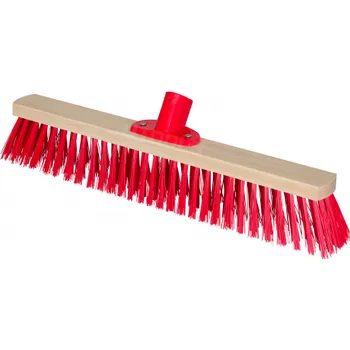 uTools s. r. o. Koště dřevěná 60 cm, s držákem na násadu, tvrdý vlas