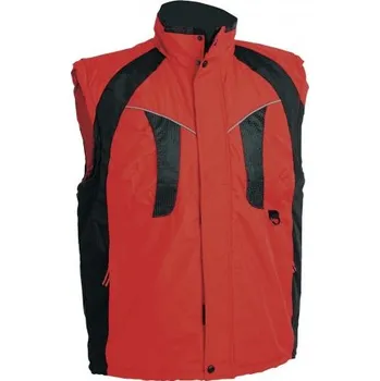 Dámská vesta ČERVA Vesta NYALA červeno-černá, Barva červená, Velikost XS