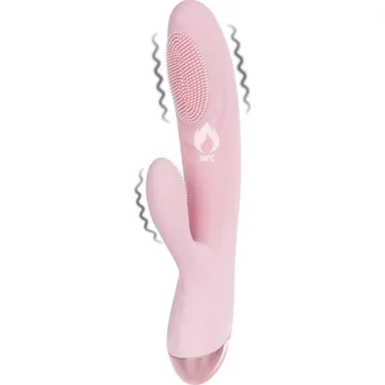 Vibrátor BOOM The Queen rabbit vibrátor na klitoris růžový