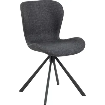 Otočná jídelní židle Batilda A1 šedá/černá