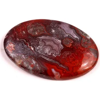 Přírodní kámen Kabošon Crazy Lace Achát č.5980 (41x27x5mm)