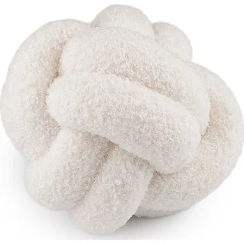 Polštář Dekorační polštář uzel buklé Ø20 cm