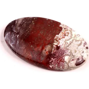 Přírodní kámen Kabošon Crazy Lace Achát č.5983 (41x24x5mm)