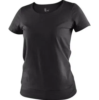 Dámské tričko CANIS Dámské triko CXS EMILY, černé, Barva čierna, Velikost XS