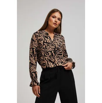 Vzorovaná košile Marisse černá | hnědá | kaki | krémová | vícebarevná 2474258