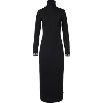 Cyklistické kalhoty Dámské šaty Goldbergh Mireille Long Sleeve Knit Dres Black