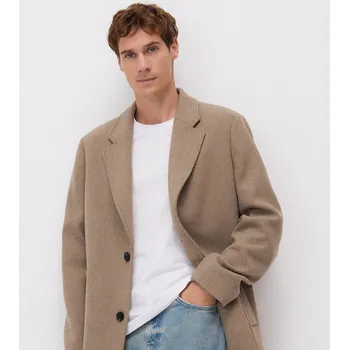 Pánské tričko Reserved - Strukturální tričko comfort fit - bílá - 479EX-00X - 479EX-00X-M