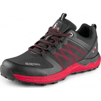 Pracovní obuv CANIS Obuv SPORT SOFTSHELL, polobotka, černo-červená, Barva čierno-červená, Velikost 44