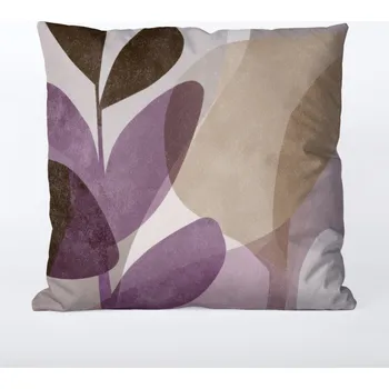 Povlak na polštář 45x45 nepromokavý polyester abstrakt fialový 1