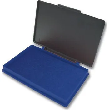 Razítková poduška 7x11 cm / modrá