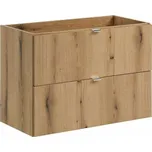 Comad Nova Oak skříňka 80x39x57 cm pod umyvadlo závěsná dub NOVA OAK A 82-80-2S