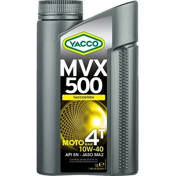 Motorový olej YACCO MVX 500 4T 10W40, YACCO (1 l) YACCO MY 33241