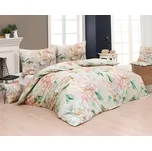 Povlečení Matějovský CÉLINE, růžové květy pivoňky, bavlna hladká digitál, 140x220cm + 70x90cm