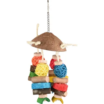 Hračka pro ptáka Flamingo BT WICO PIA MULTI 30CM