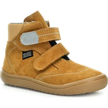 Dívčí tenisky Jonap B3 SV skořicové celoroční kotníkové barefoot boty Velikost boty (EU): 24, Vnitřní délka boty: 159, Vnitřní šířka boty: 68