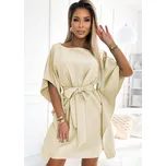 Luxusní asymetrické dámské 287-28 šaty, VELIKOST L/XL