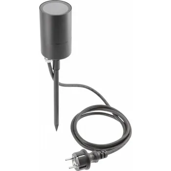 Stojací lampa GTV Riven venkovní stojací lampa 1x20 W černá OS-GRAZIEGU10-20