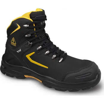 Pracovní obuv VM IMPORT Kotníková obuv Washington, černo-žlutá, Barva čierna, Velikost 44