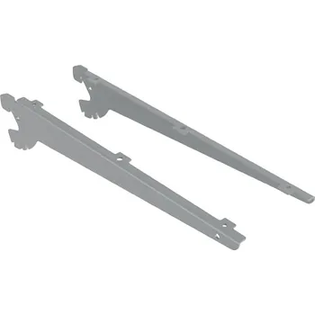 Prodejní regál Konzola pod dřevěnou polici 170 mm (pár) - nastavitelná | Wexta