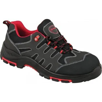 Pracovní obuv ARDON Polobotka s kompozitovou špicí FORELOW S1P, Barva čierno-červená, Velikost 48