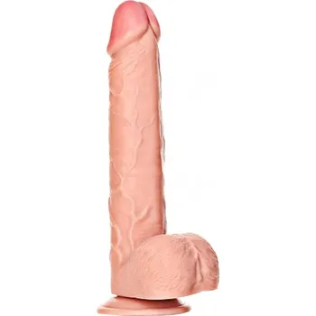 Dildo REALROCK Straight Realistic XXL Dildo s varlaty 33 cm
