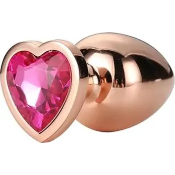 Anální kolík Dream Toys Gleaming Love Plug Rose Gold Medium