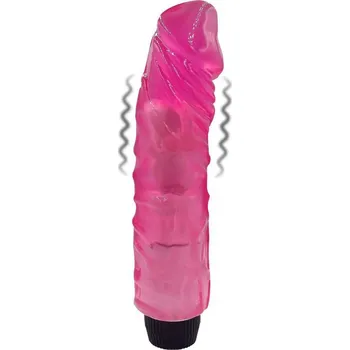 Vibrátor BASIC X Francisco realistický gelový vibrátor růžový