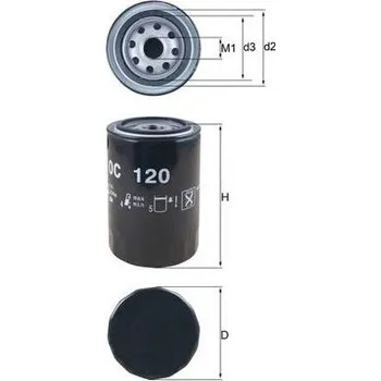 Olejový filtr Olejový filtr KNECHT OC 120