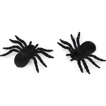 Sametový pavouk Halloween, barva černá