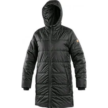 Dámský kabát CANIS Dámský zimní kabát CXS WICHITA, černý, Barva čierna, Velikost XXL