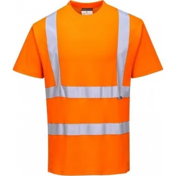 PORTWEST Tričko Hi-Vis s reflexními pruhy S170, oranžové, Barva oranžová, Velikost 4XL