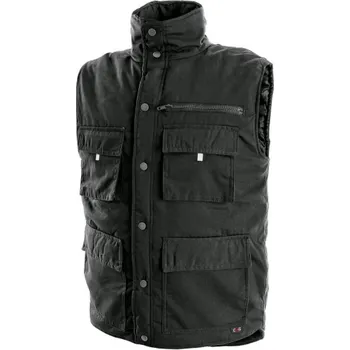 CANIS Pánská zimní vesta DENVER, černá, Barva čierna, Velikost L
