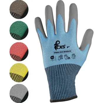 Pracovní rukavice CANIS Povrstvené rukavice CXS HYBRA-TECH RESOLUTE máčené v latexu, Velikost rukavic 11"